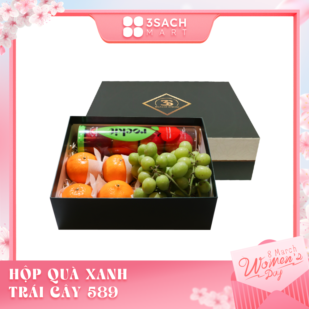  Hộp Quà Xanh Trái Cây 589 