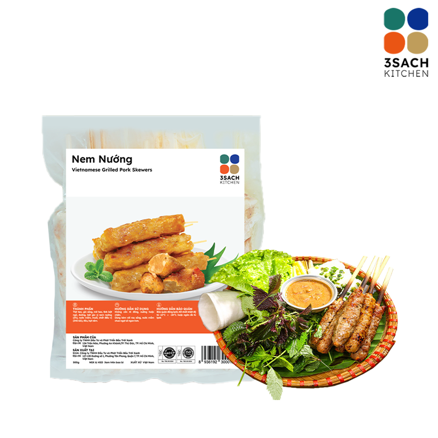  Nem Nướng 3Sach Kitchen (Túi 500Gr) 