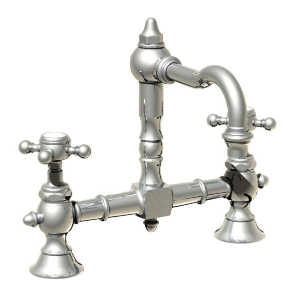 Vòi chậu rửa mặt cổ điển bằng đồng Julia Victoria - 01207