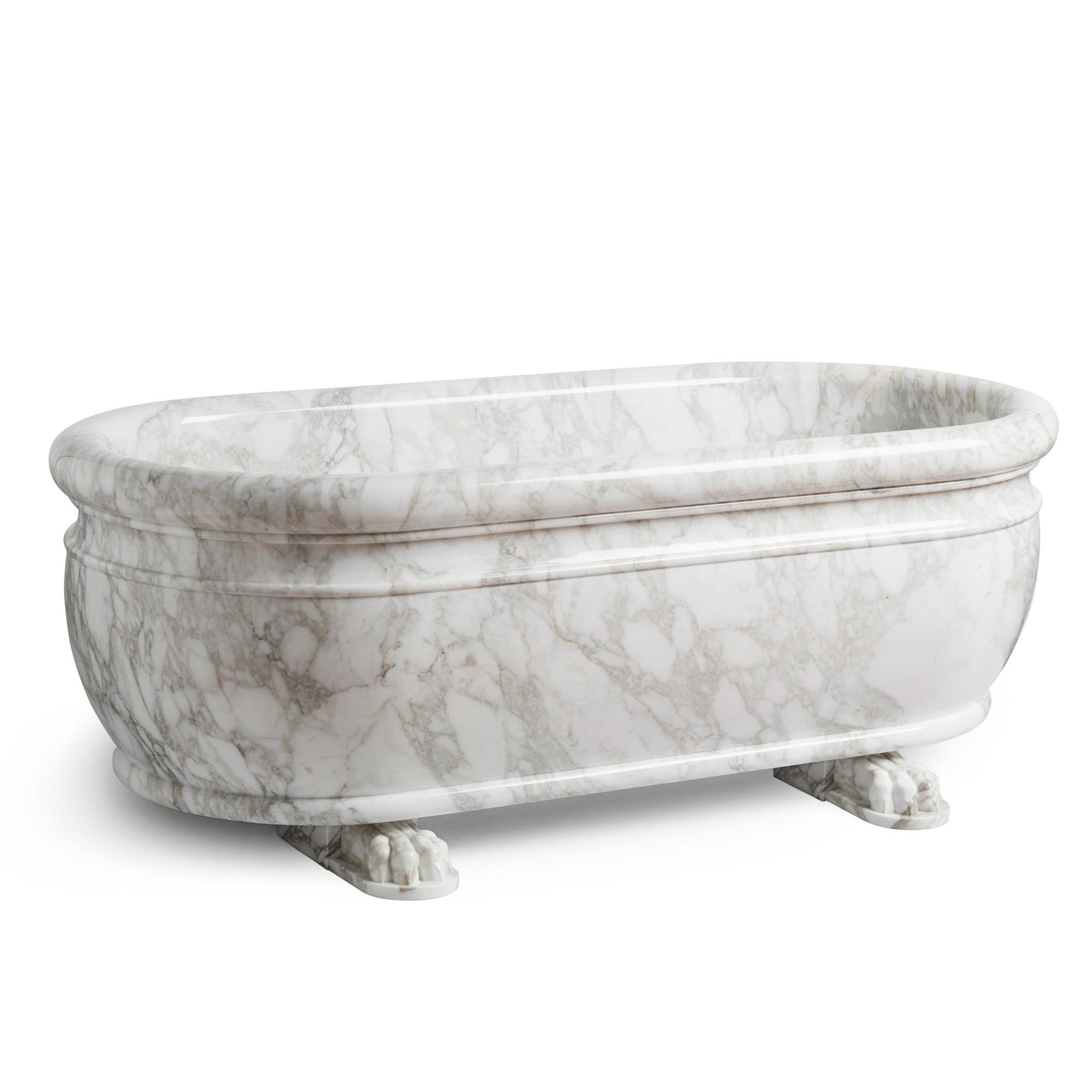  Bồn Tắm Grecian Chân Vuốt Đá Marble Calacatta - 0292TCF-CALA 