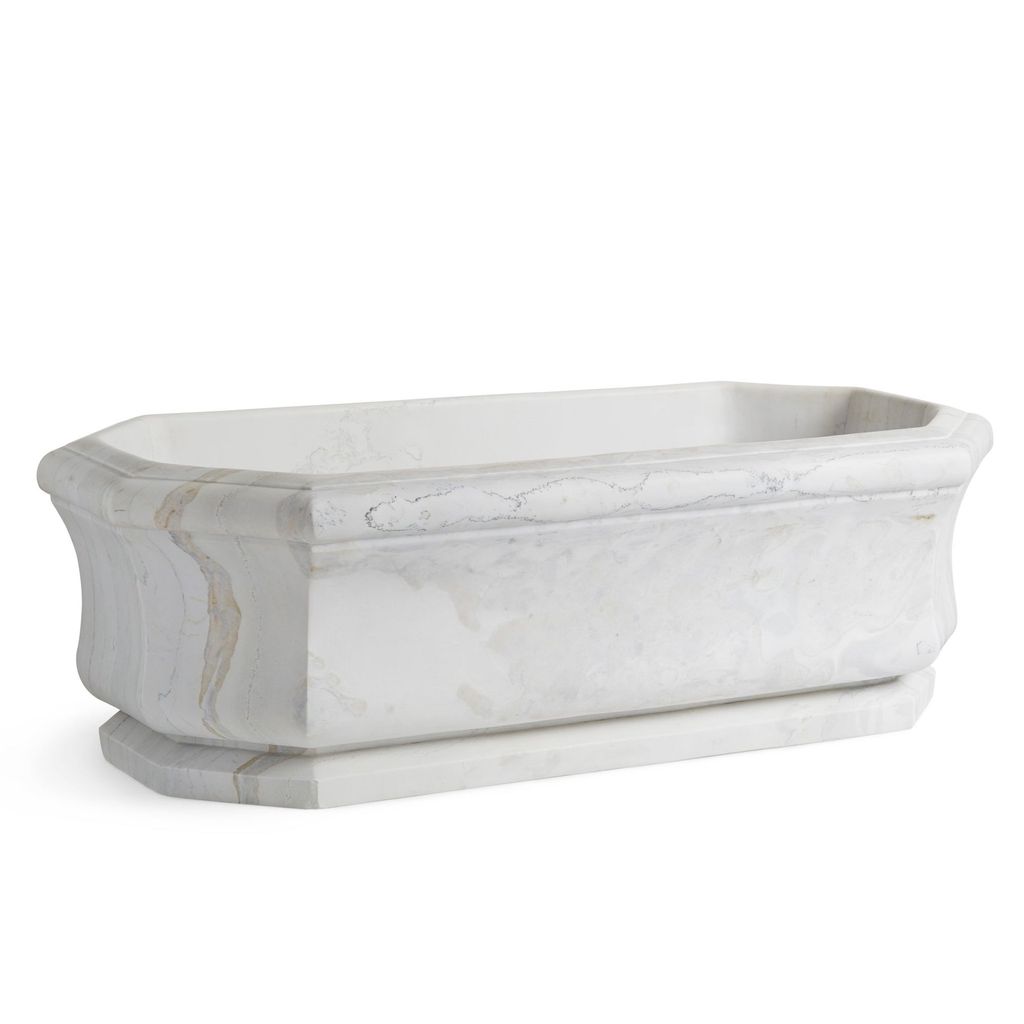  Bồn Tắm Balustrade Đá Marble Carrara - 0295TUB-CARR 