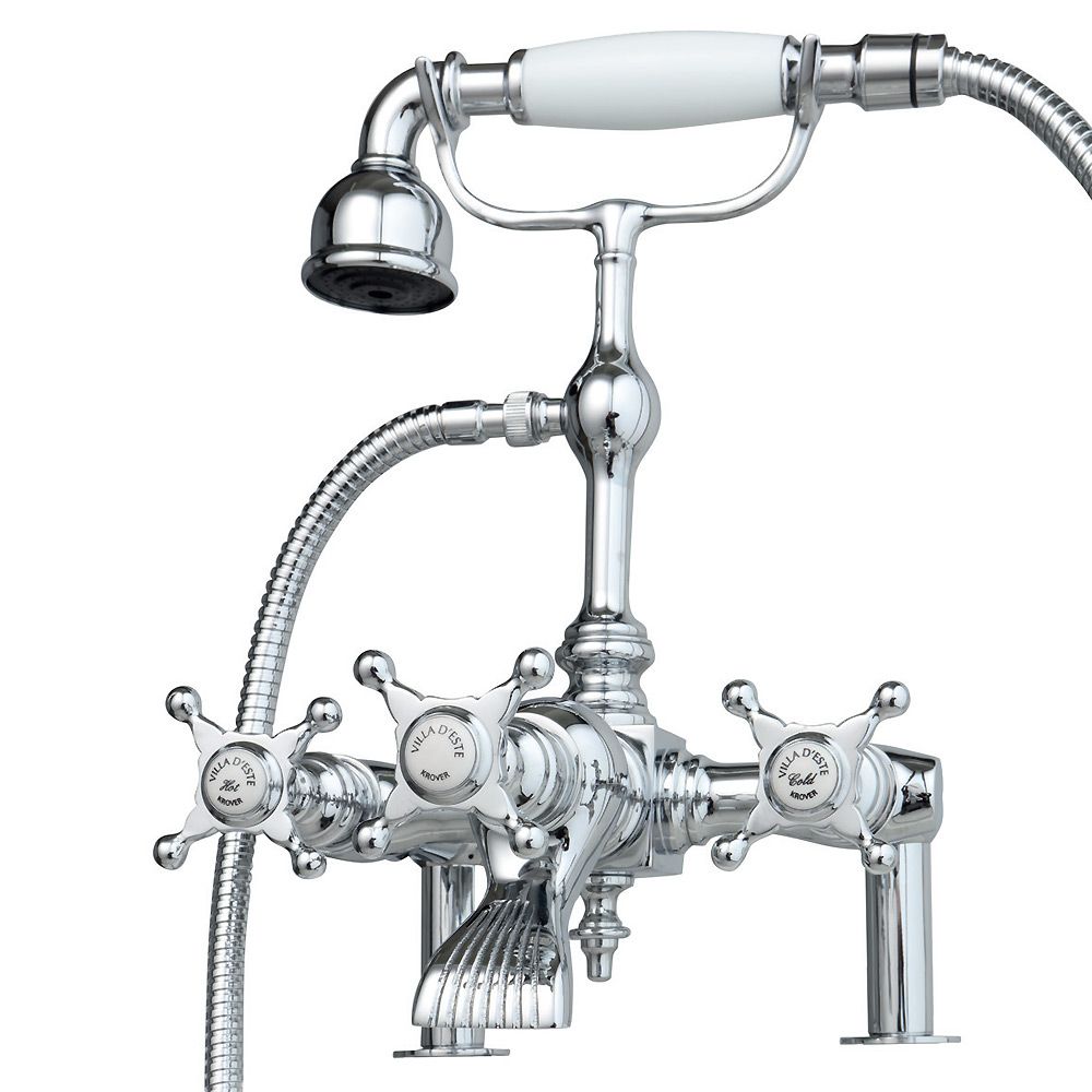 Vòi bồn tắm có sen cầm tay cổ điển bằng đồng Villa D'Este - 030105