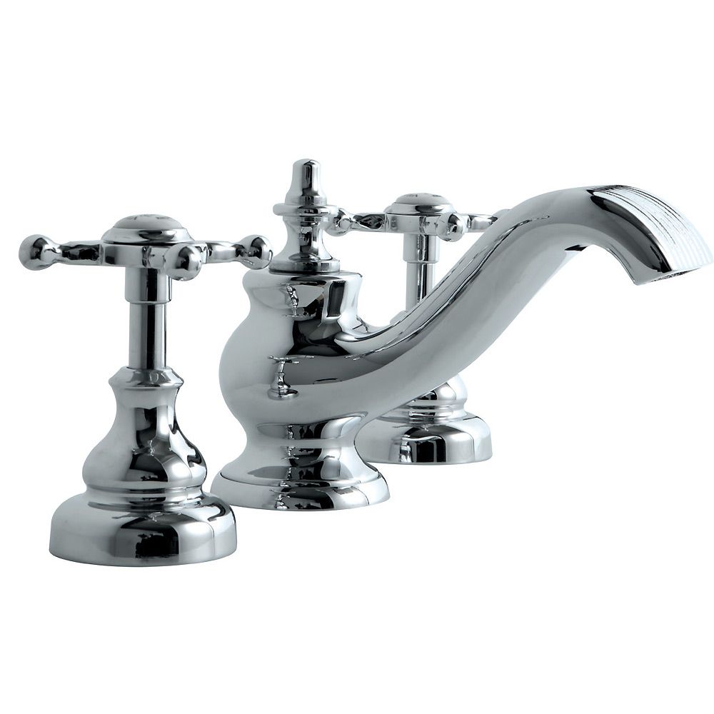 Vòi chậu lavabo cổ điển 3 lỗ bằng đồng Villa D'Este - 030201