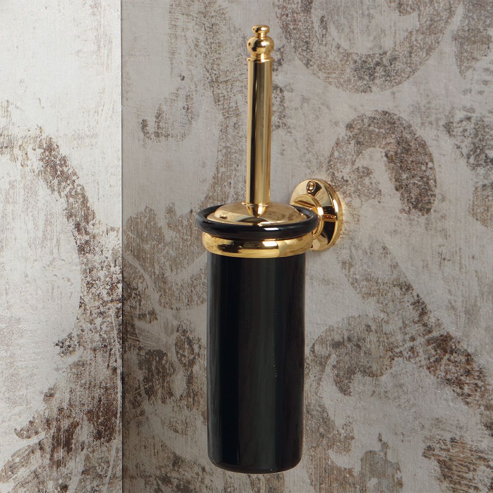 Cọ chà rửa vệ sinh toilet phòng tắm treo tường cổ điển bằng đồng Victoria - 060609