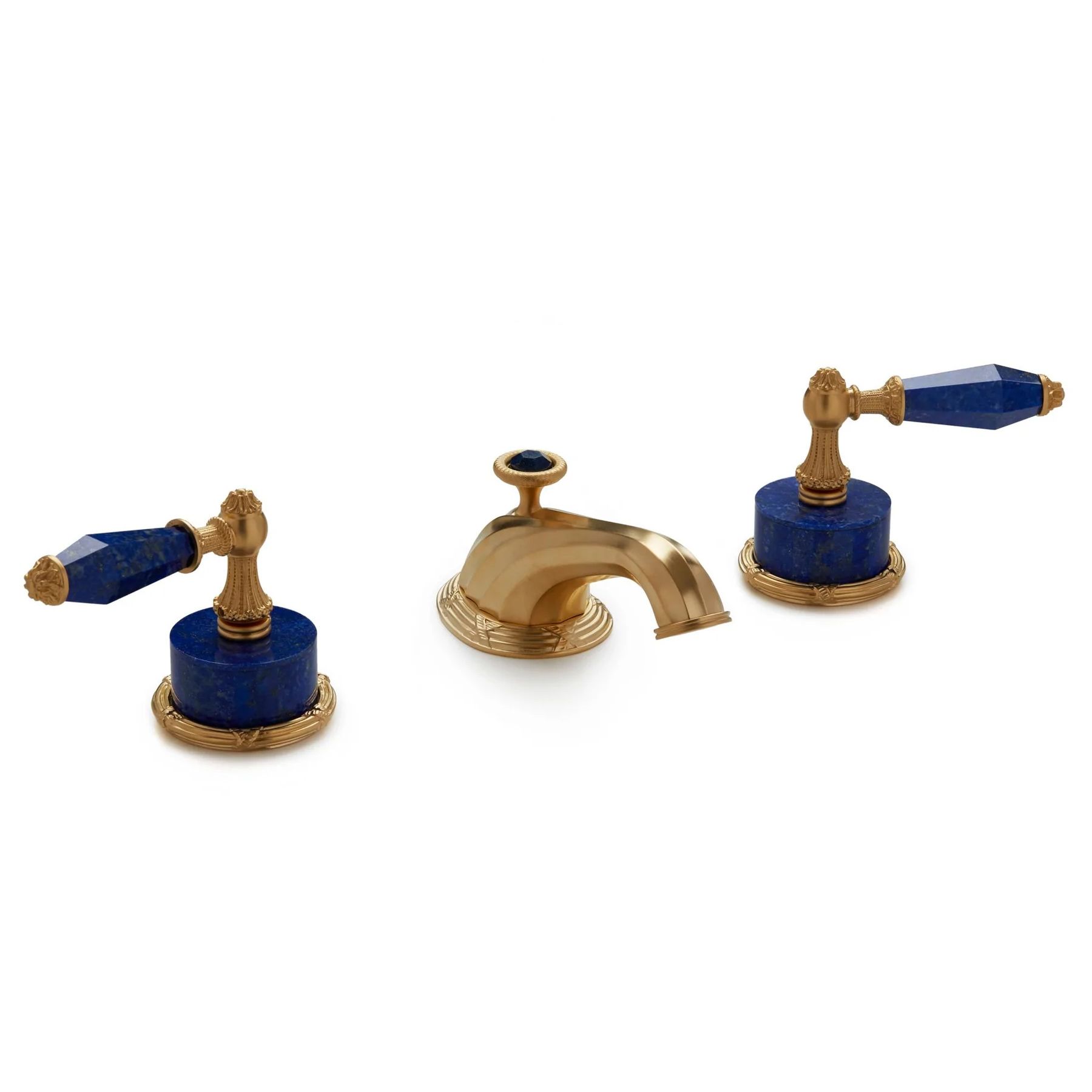  Vòi chậu lavabo cổ điển Lapis Lazuli bằng đồng - 0914BSN818-LAPI 