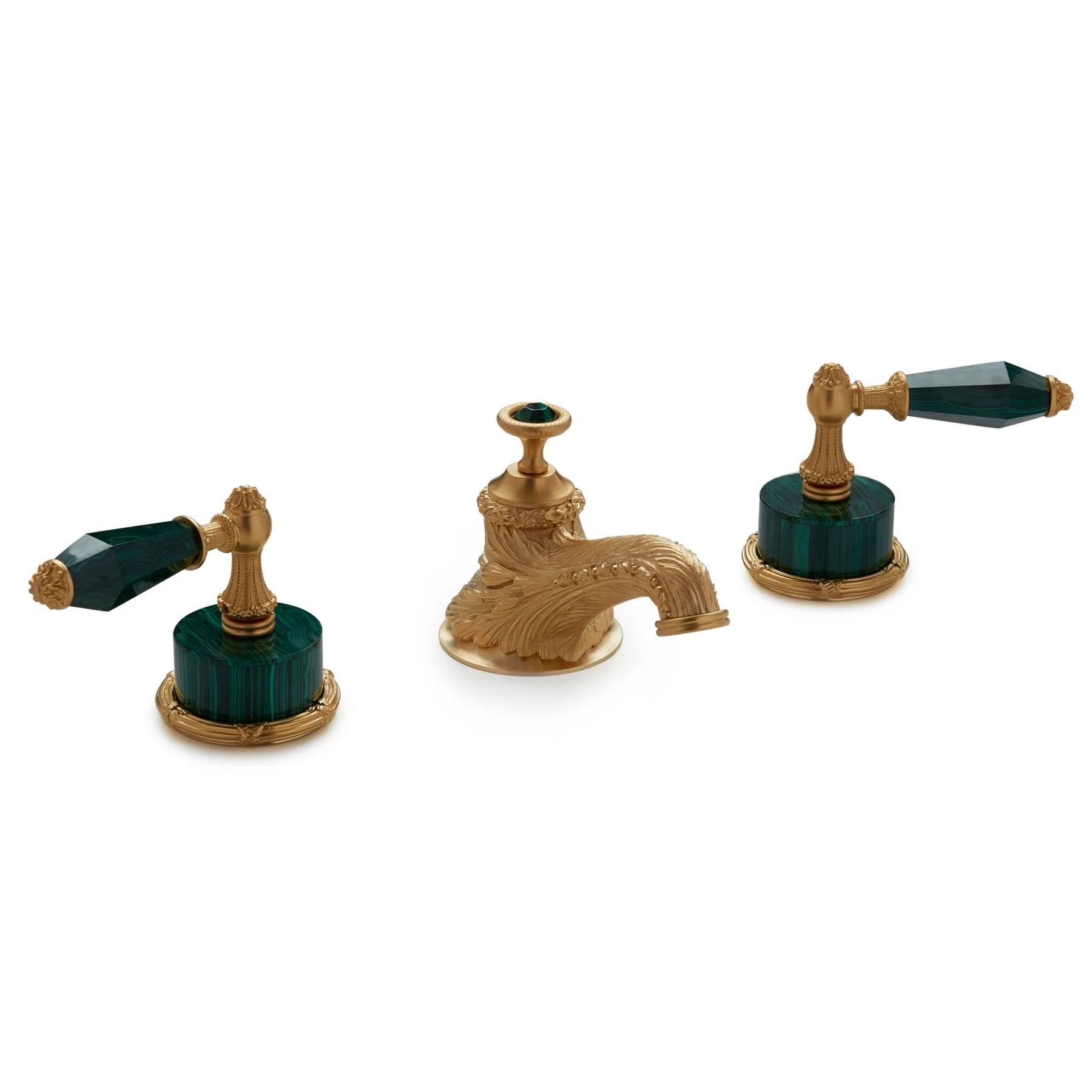  Vòi chậu lavabo cổ điển Malachite SW bằng đồng - 0914BSN819-MALA 