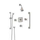  Vòi sen âm tường cổ điển điều chỉnh nhiệt độ Harrison Cross Handle bằng đồng - SHOWER1 