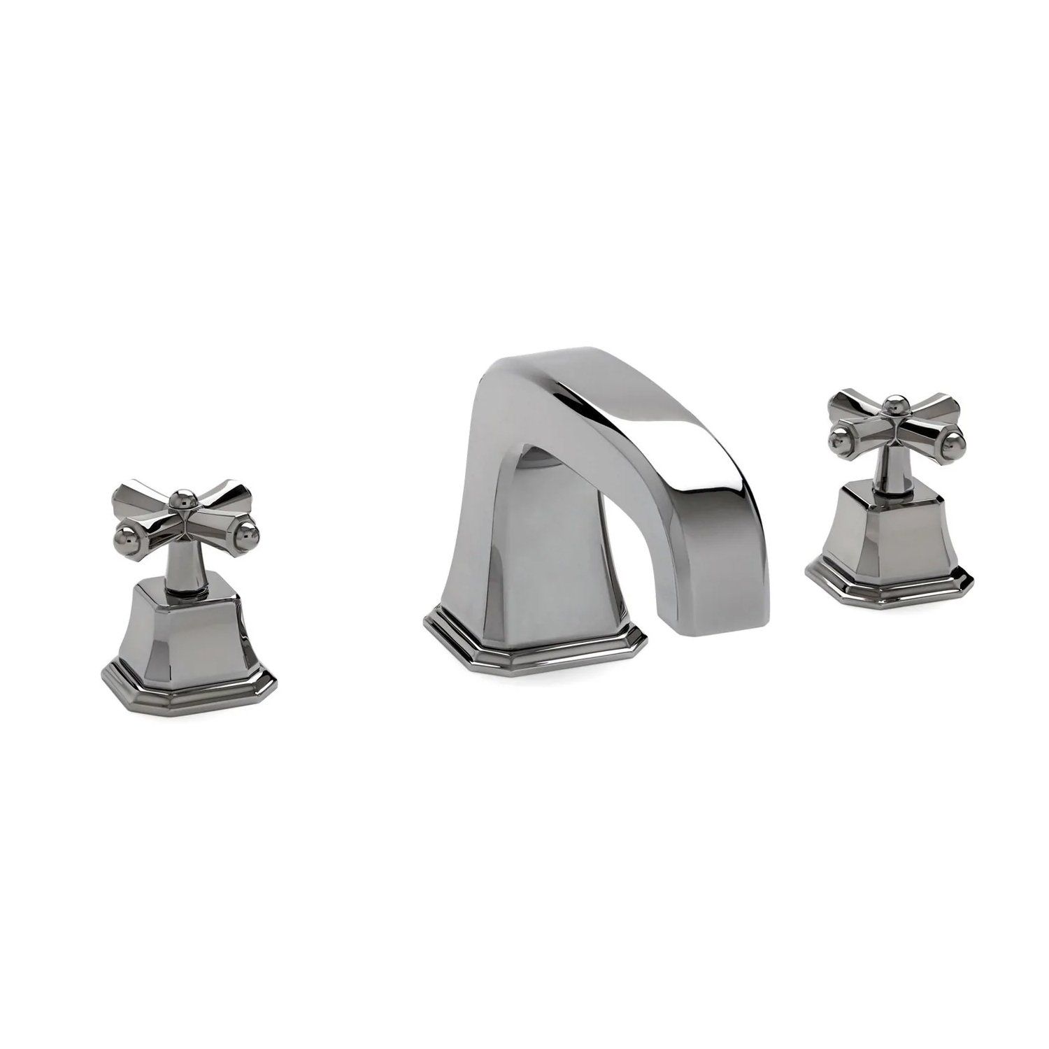 Vòi bồn tắm ba lỗ cổ điển Harrison bằng đồng - 0981DKT824S