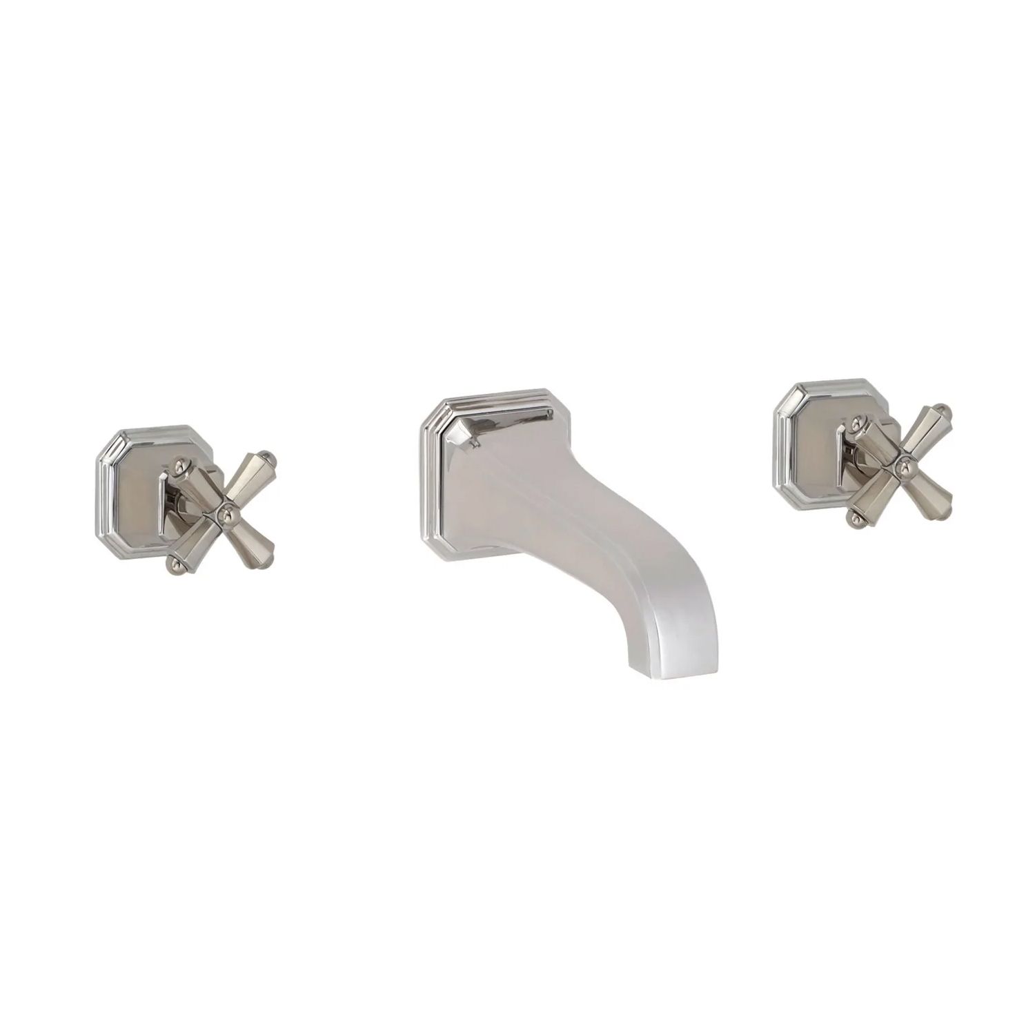 Vòi chậu rửa mặt gắn tường cổ điển Harrison bằng đồng - 0981WBS824S