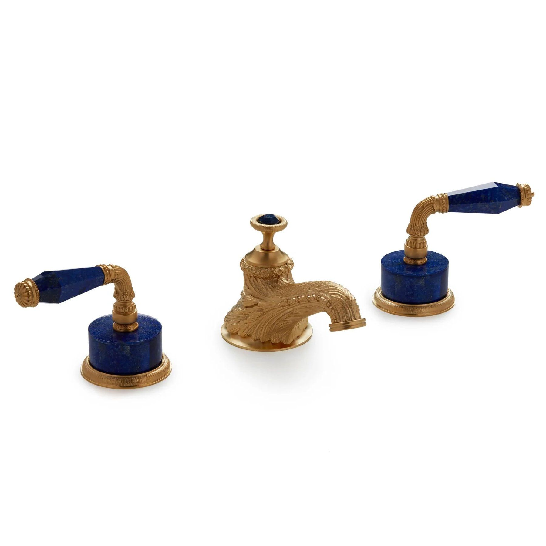  Vòi chậu lavabo cổ điển Lapis Lazuli bằng đồng - 1029BSN819-LAPI 