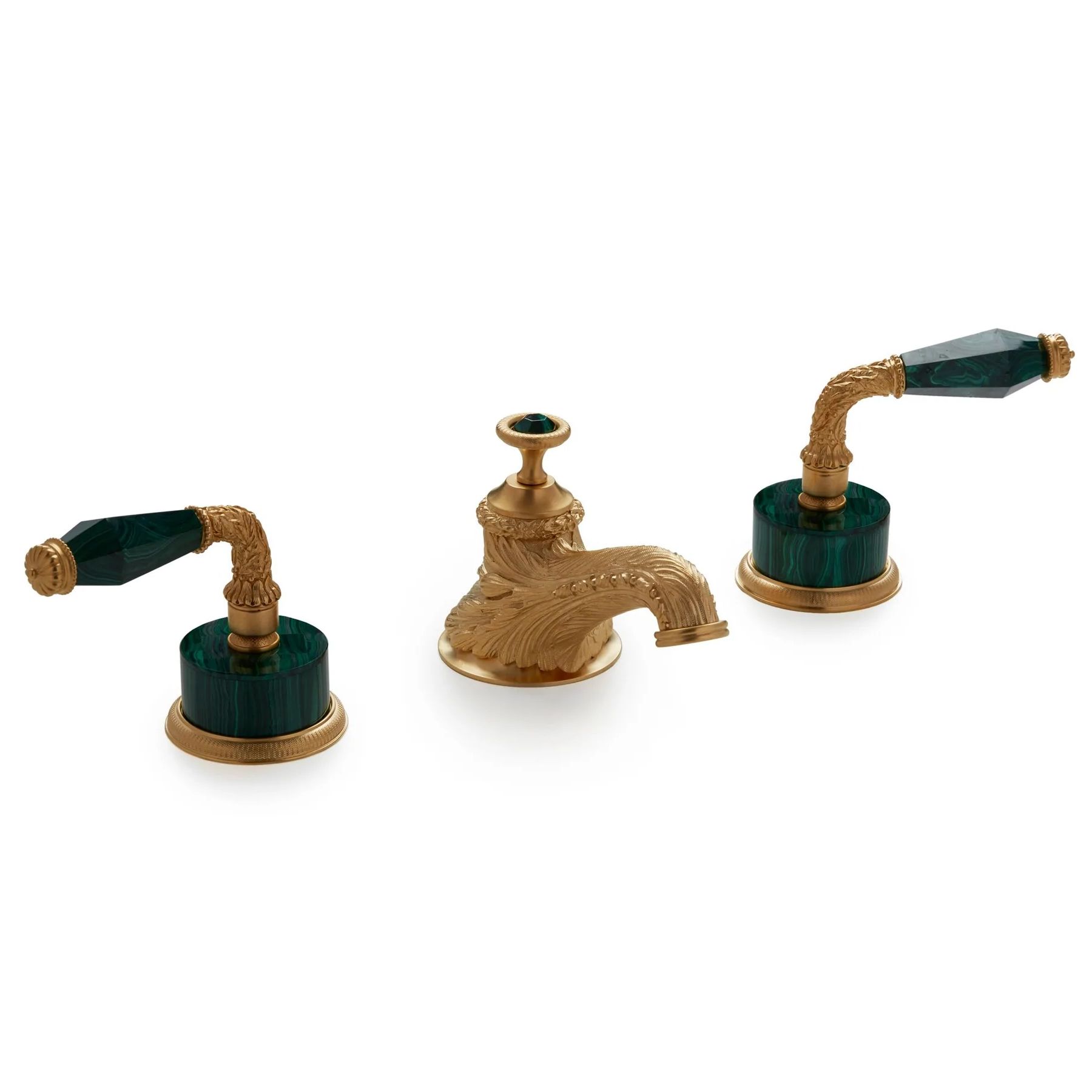  Vòi chậu lavabo cổ điển Malachite SW bằng đồng - 1030BSN819-MALA 