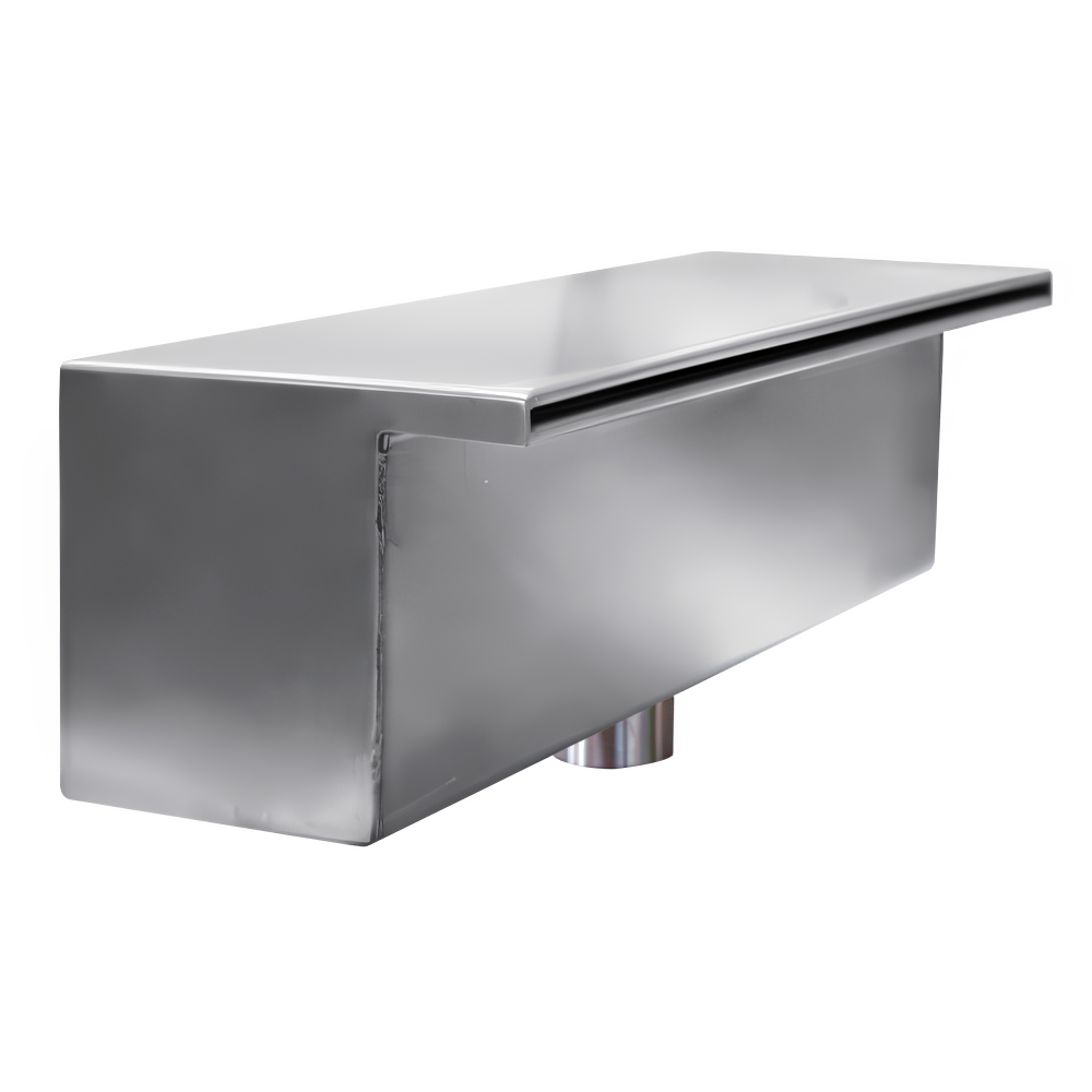 Thác nước hồ bơi âm tường ngoài trời bằng AISI 316L stainless steel (chống thời tiết đại dương) - AQA105