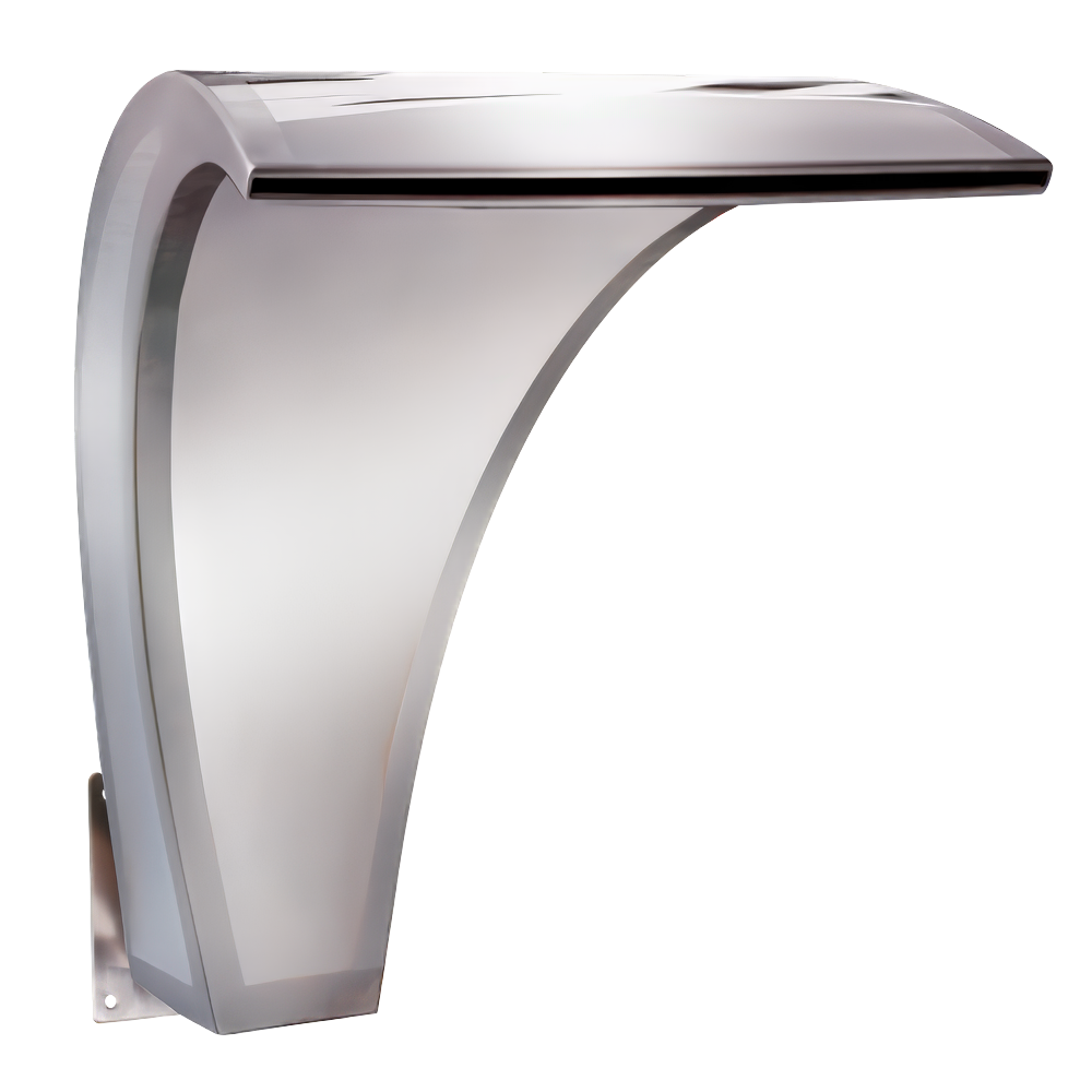 Thác nước hồ bơi gắn tường ngoài trời bằng AISI 316L stainless steel (chống thời tiết đại dương) - AQA106P