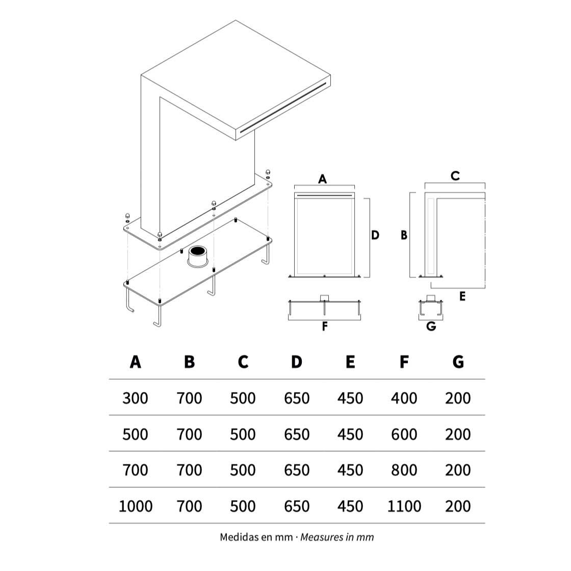 Thác nước hồ bơi ngoài trời bằng AISI 316L stainless steel (chống thời tiết đại dương) - AQA111