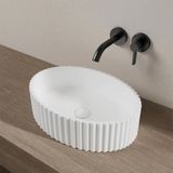  Chậu lavabo solid surface oval - 1169 