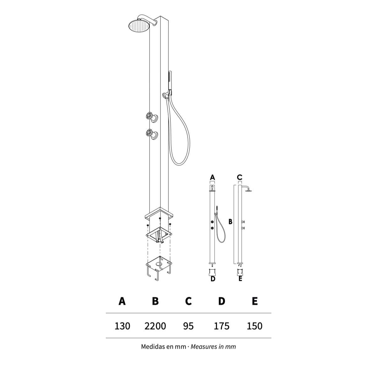 Sen cây ngoài trời bằng AISI 316L stainless steel (chống thời tiết đại dương) - AQA139