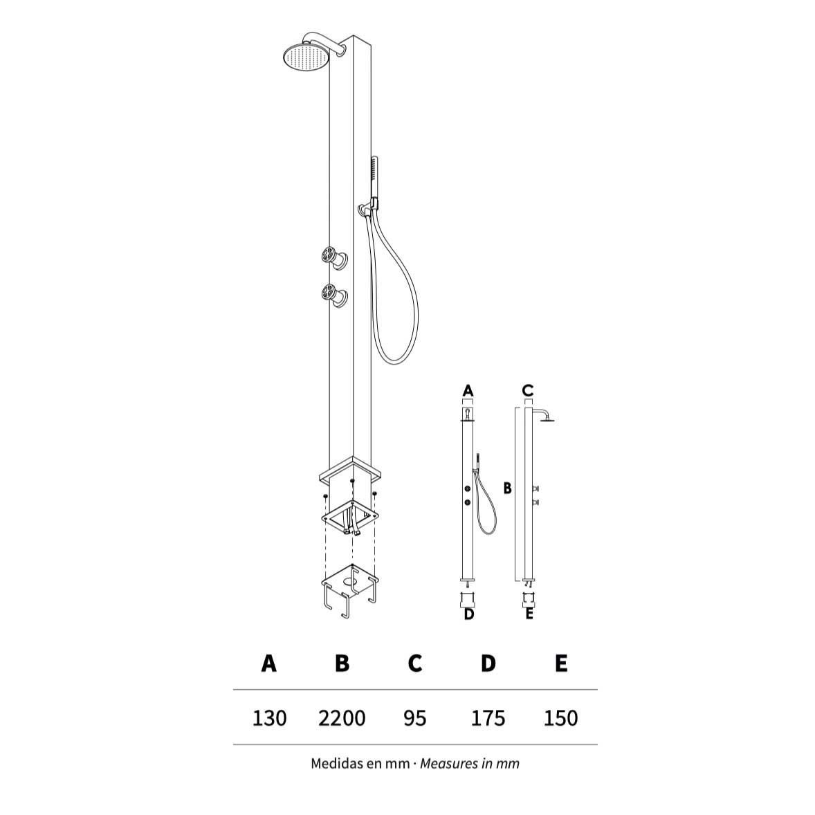 Sen cây ngoài trời bằng AISI 316L stainless steel (chống thời tiết đại dương) - AQAC139