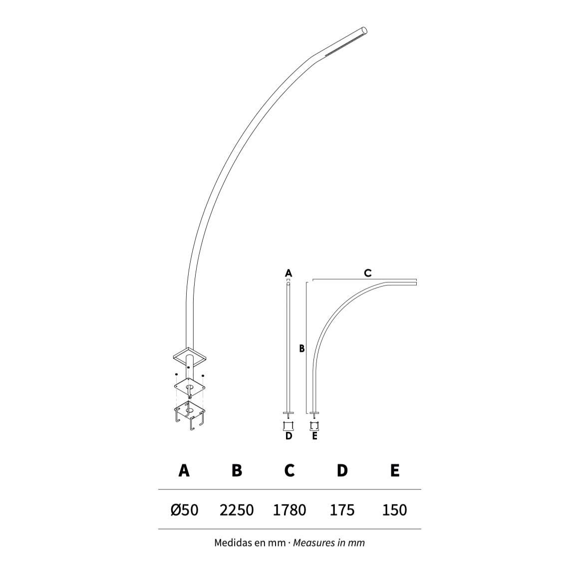 Sen cây ngoài trời bằng AISI 316L stainless steel (chống thời tiết đại dương) - AQA140