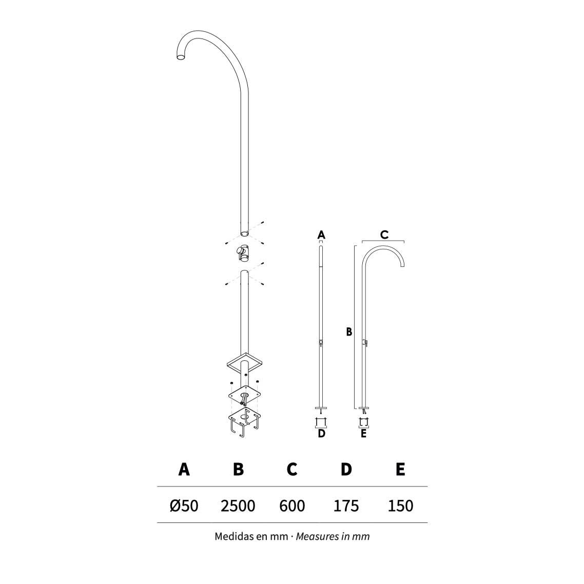 Sen cây ngoài trời bằng AISI 316L stainless steel (chống thời tiết đại dương) - AQA141