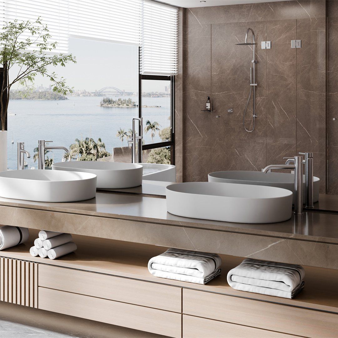 Vòi chậu lavabo cao 287mm SS316L Zenne - RN162201a