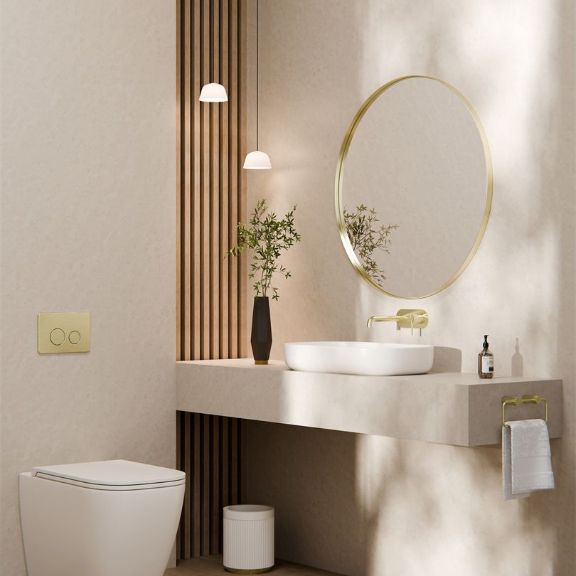 Vòi chậu lavabo gắn tường SS316L Zenne - RN162210a185