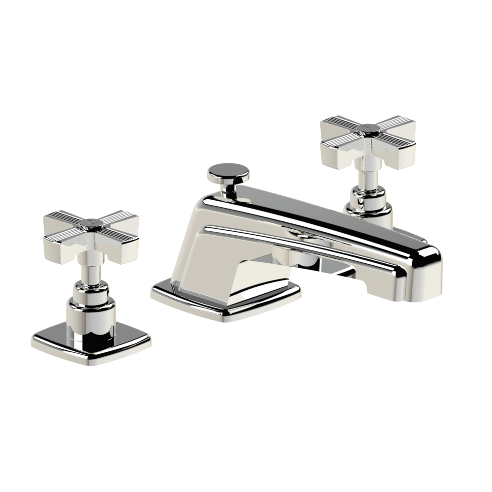 Vòi chậu lavabo 3 lỗ cổ điển bằng đồng Zéphyr - 16260
