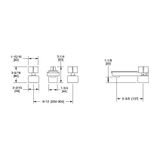  Vòi chậu rửa mặt bằng đồng Apollo Metal - 2003BSN801 