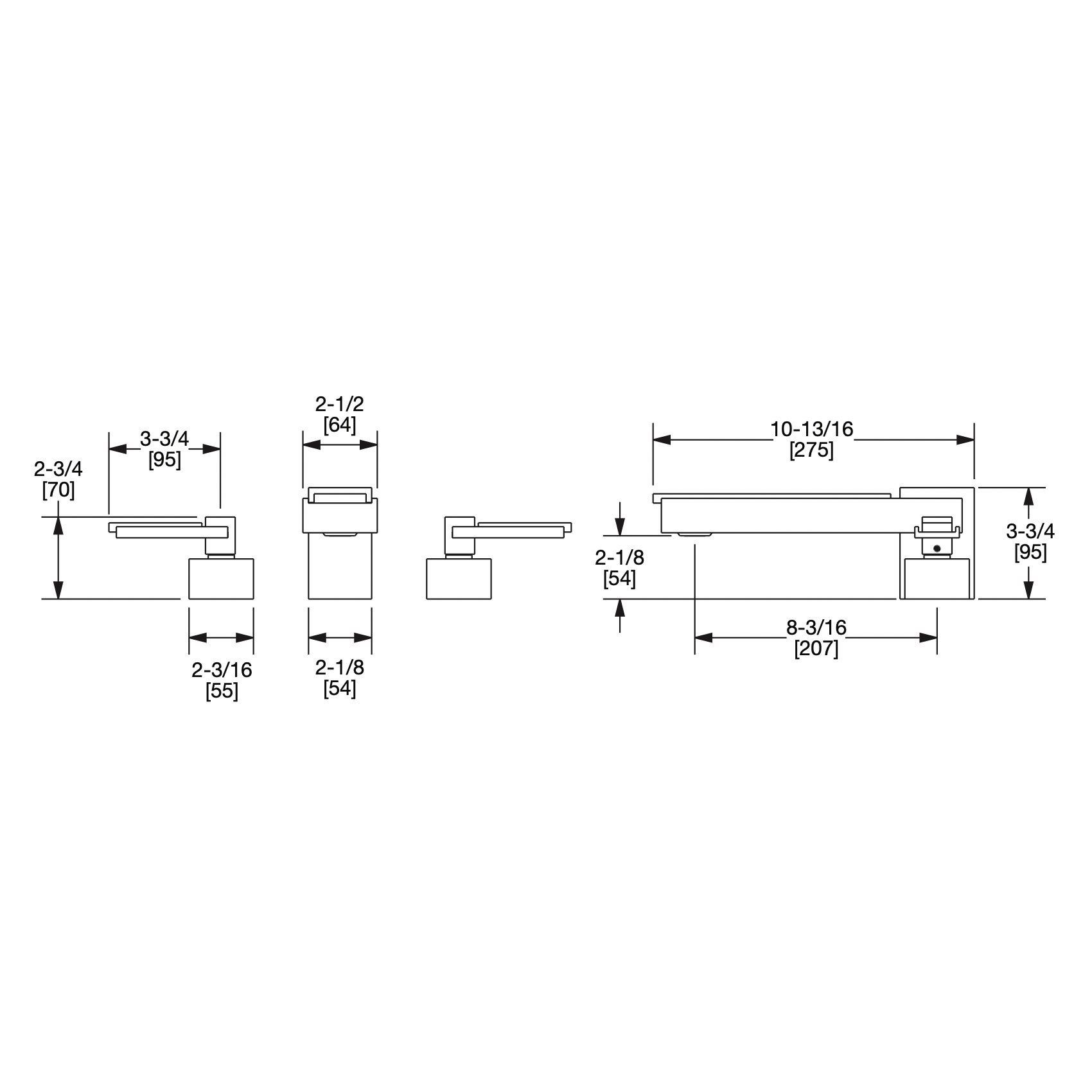  Vòi bồn tắm ba lỗ Apollo Stone bằng đồng - 2120DKT801-MALA 