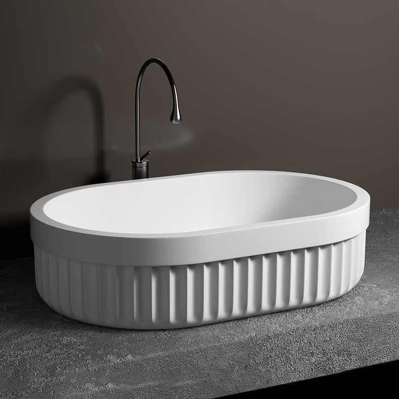 Chậu lavabo solid surface - 2113