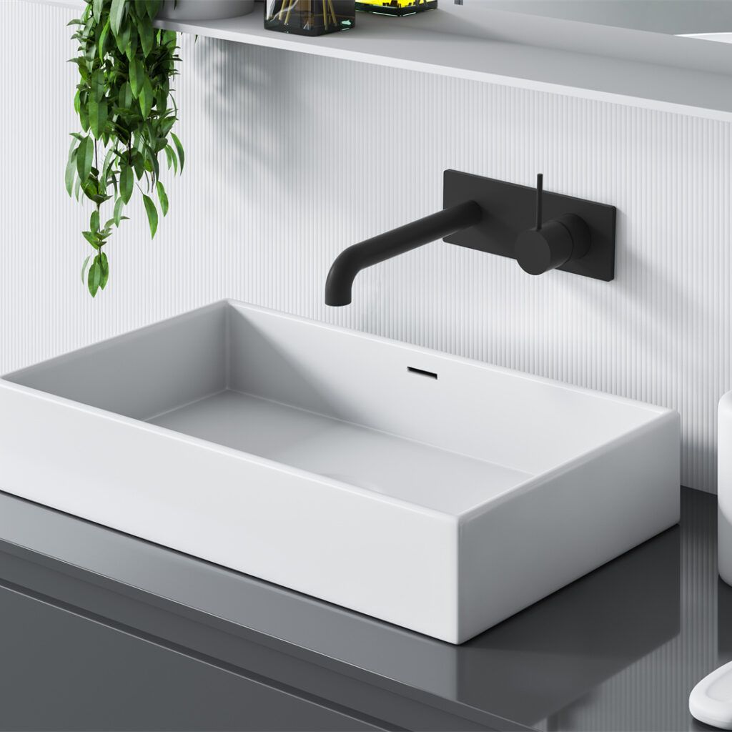 Vòi chậu lavabo gắn tường dài 120/160/185/230/260mm bằng đồng Accem - 221910b
