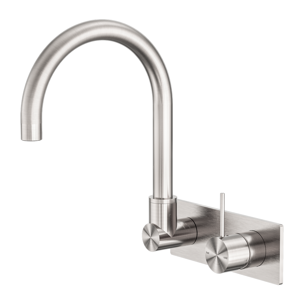 Vòi chậu lavabo gắn tường xoay 180 độ bằng đồng Accem - 221910p