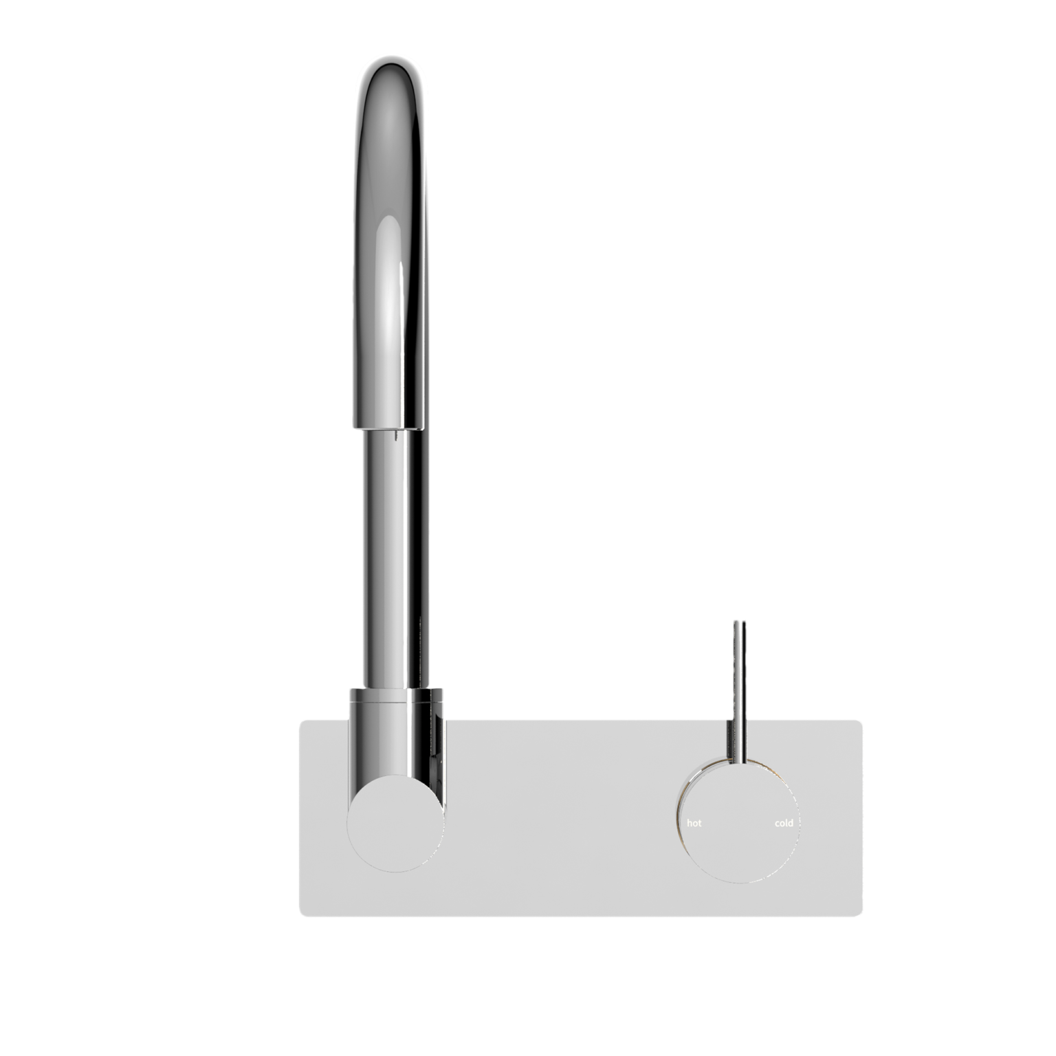 Vòi chậu lavabo gắn tường xoay 180 độ bằng đồng Accem - 221910p