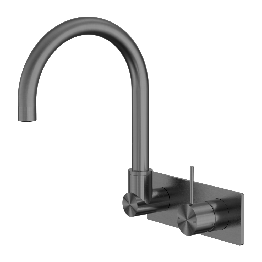 Vòi chậu lavabo gắn tường xoay 180 độ bằng đồng Accem - 221910p