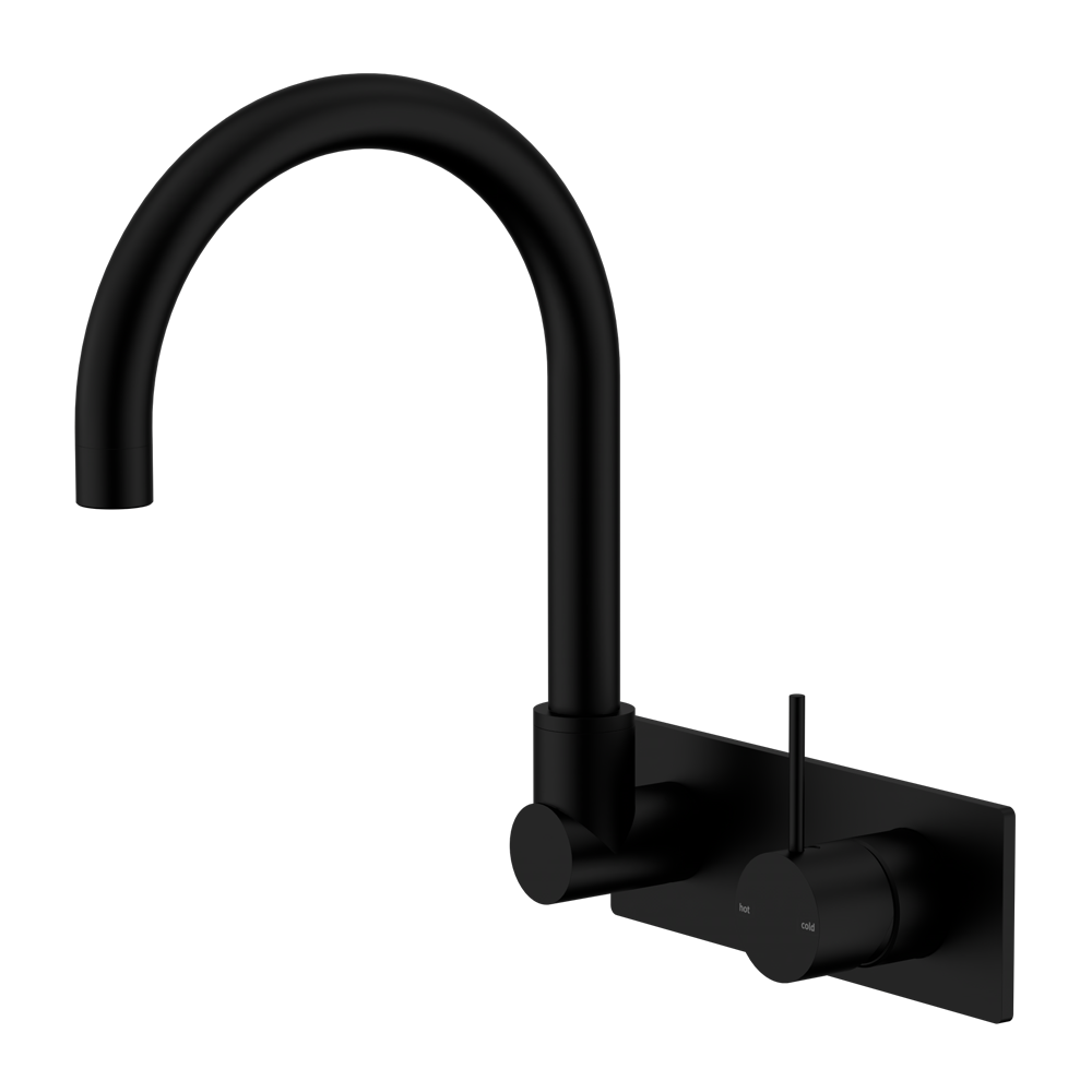 Vòi chậu lavabo gắn tường xoay 180 độ bằng đồng Accem - 221910p