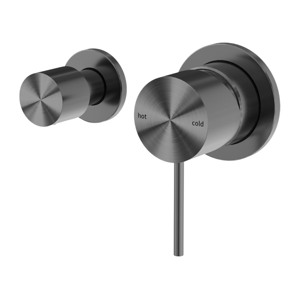 Bộ trộn 2 đầu ra nằm ngang nóng lạnh bằng đồng Accem - 221911u