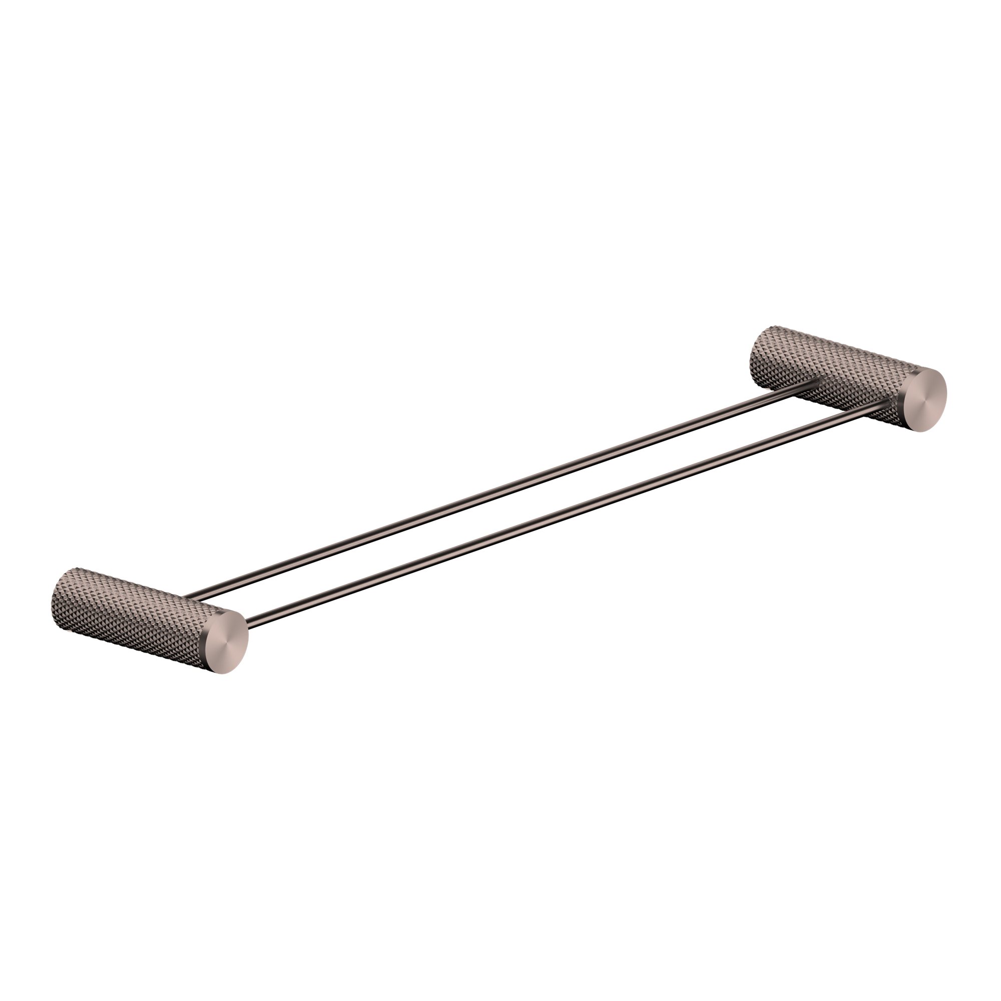 Thanh treo khăn phòng tắm đôi dài 600mm bằng đồng Lapone - RN2524d