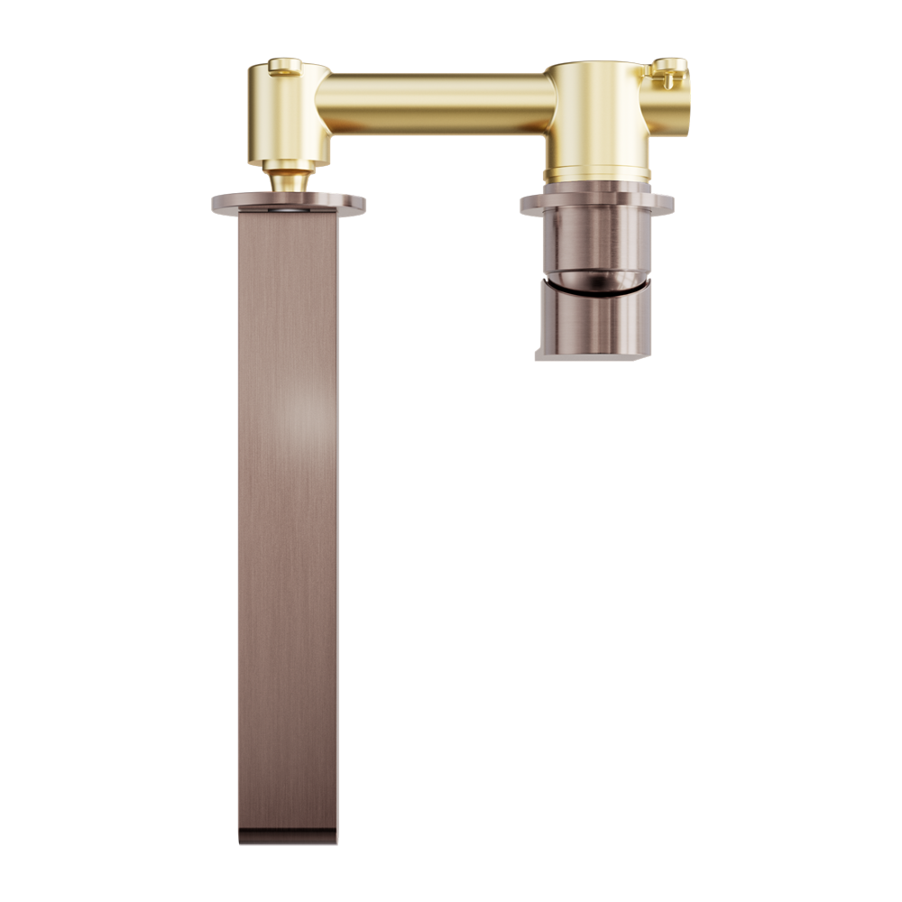 Vòi chậu lavabo gắn tường dài 187mm bằng đồng Biane - RN321510e