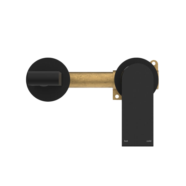 Vòi chậu lavabo gắn tường dài 187mm bằng đồng Biane - RN321510e
