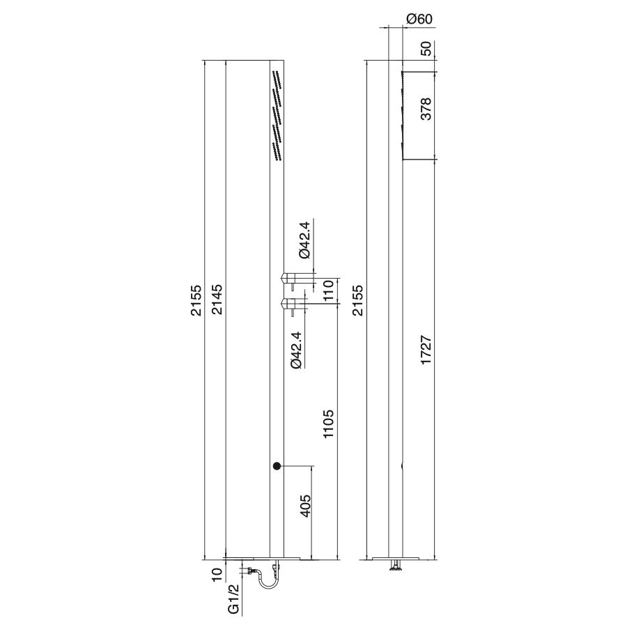 Sen cây ngoài trời Z316 stainless steel - 33000609A00