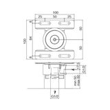  Vòi chậu lavabo chân dài Z316 stainless steel - 3301BLI080 