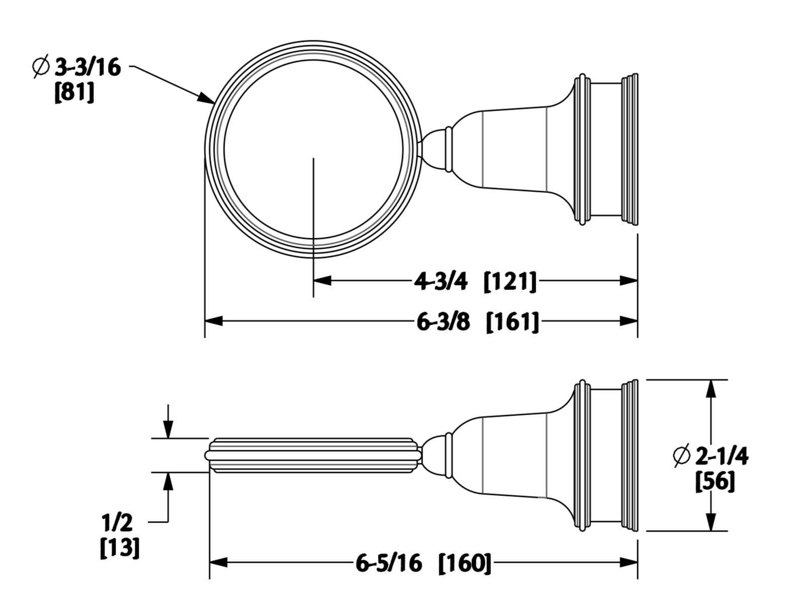  Giá treo đĩa xà bông tắm Grey bằng đồng - 3304 