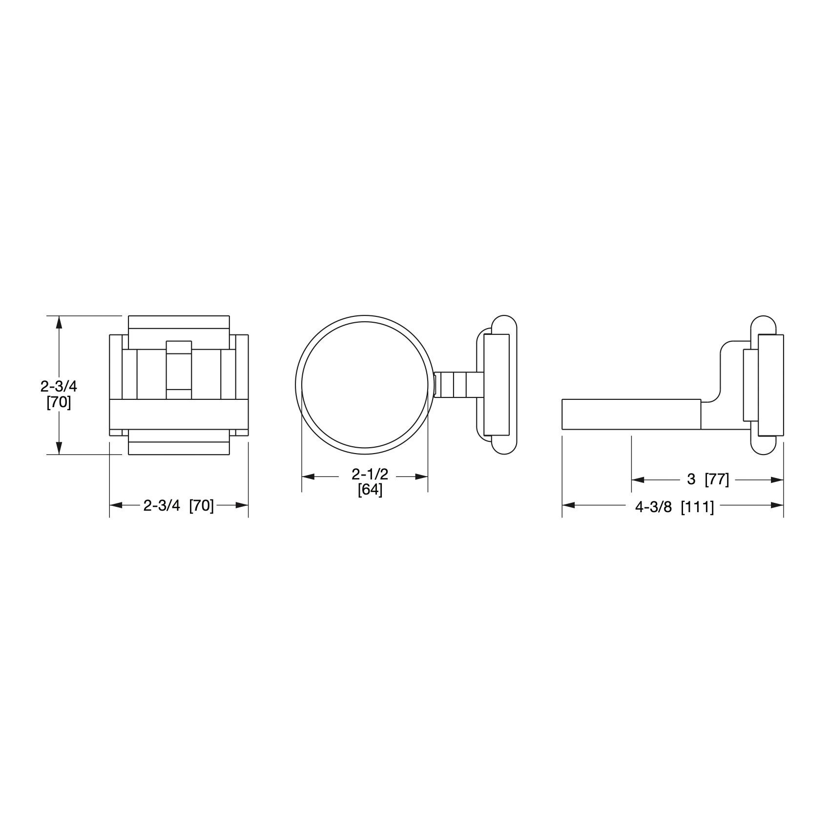  Giá treo ly phòng tắm Nouveau bằng đồng - 3372 