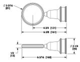  Giá treo ly phòng tắm Grey bằng đồng - 3377 