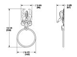  Móc tròn treo khăn Imperial Swan - 3426 