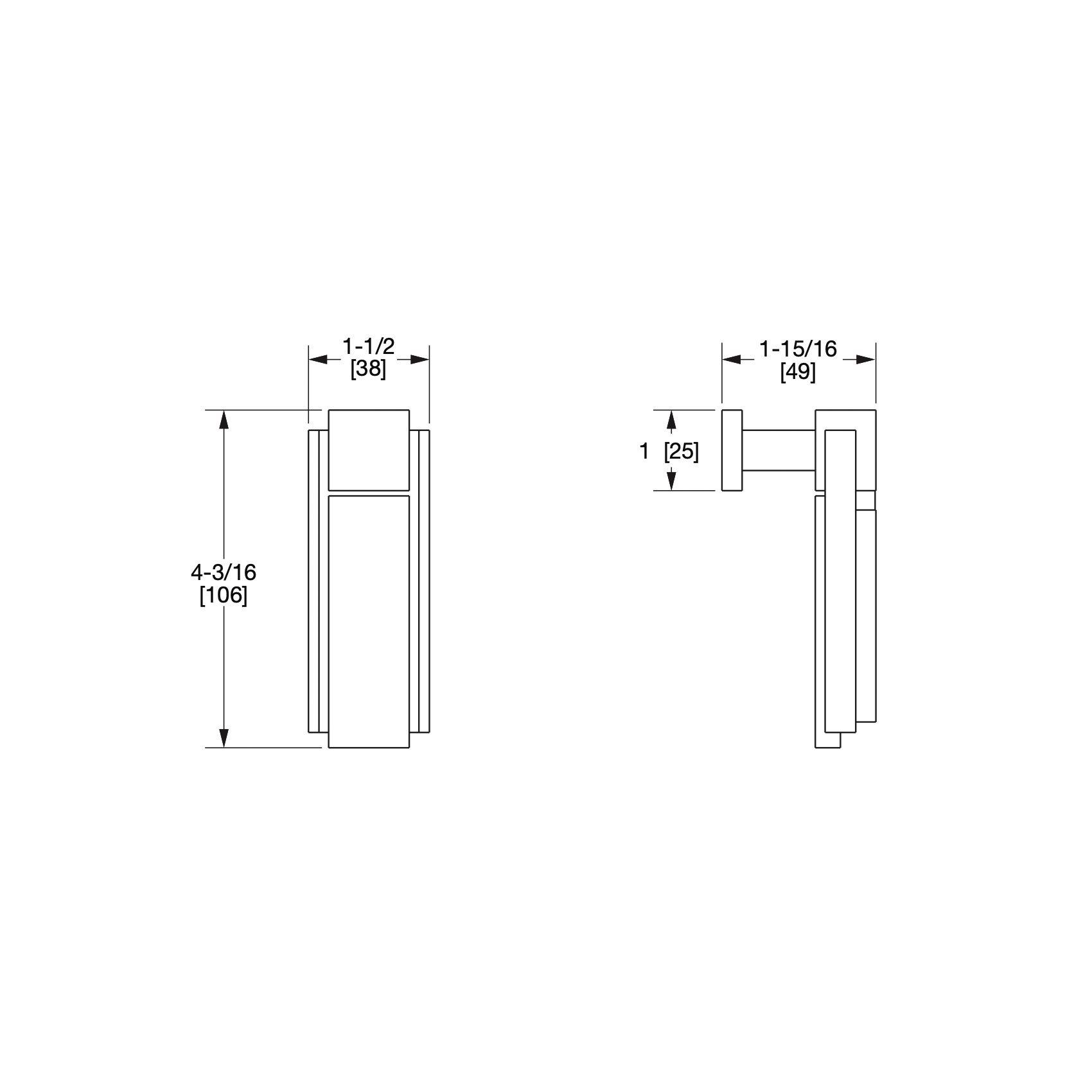  Móc treo áo Apollo Stone bằng đồng - 3455-MALA 