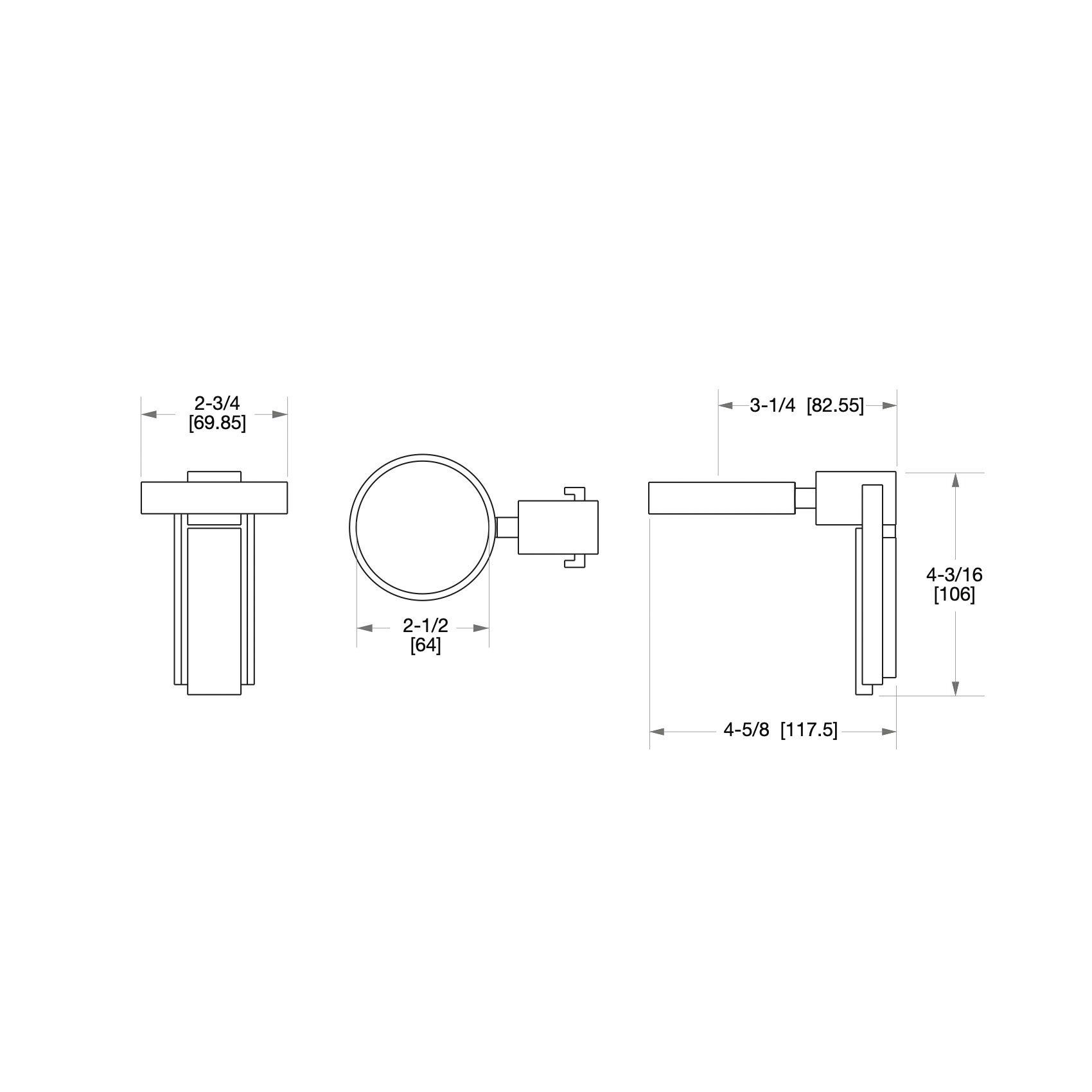  Giá treo ly phòng tắm Apollo Stone bằng đồng - 3458-RKCR 