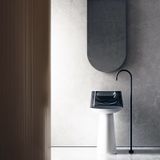  Chậu rửa lavabo chân dài trong suốt - 363TZ-WT 