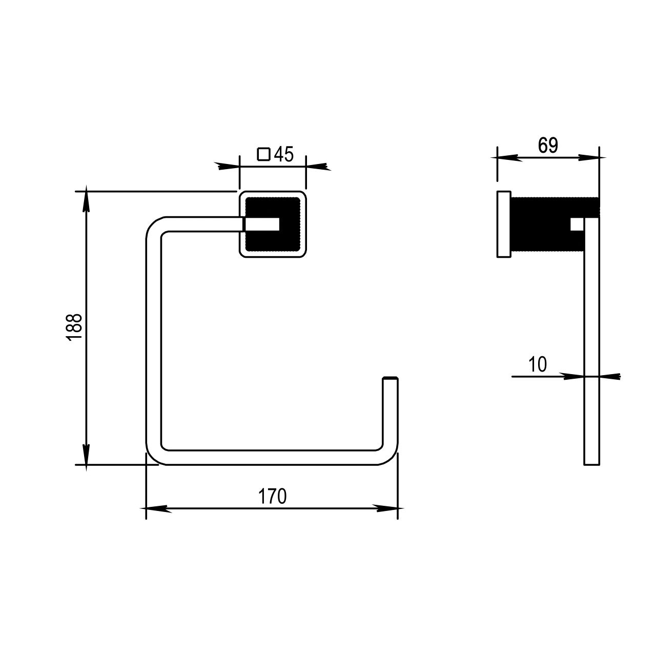  Móc treo khăn phòng tắm Myriad - 55609 