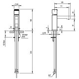  Vòi chậu rửa mặt bằng đồng Myriad - 55778 