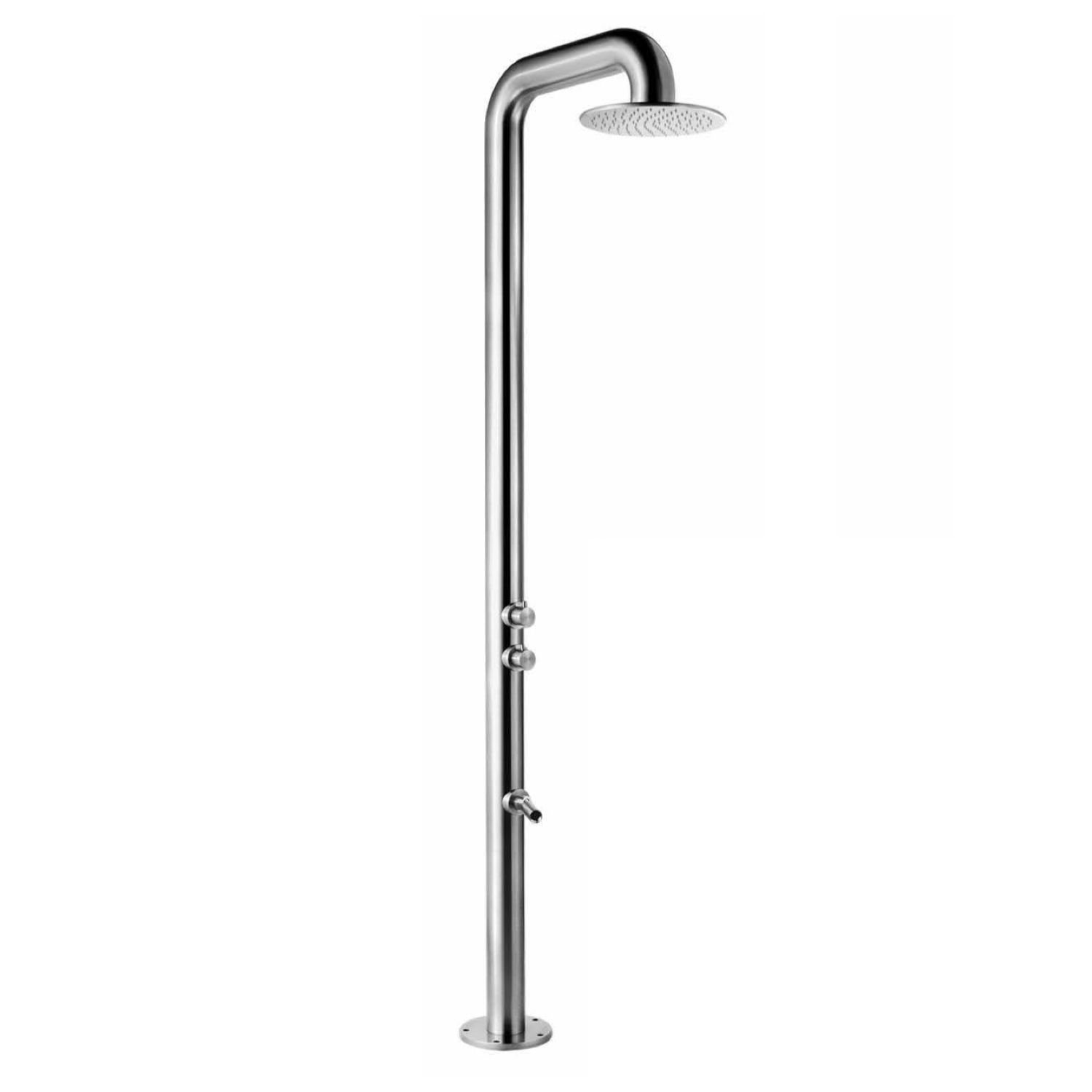 Sen cây ngoài trời có vòi rửa chân bằng stainless steel - 60001